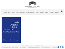 Tablet Screenshot of gerrishfineart.com